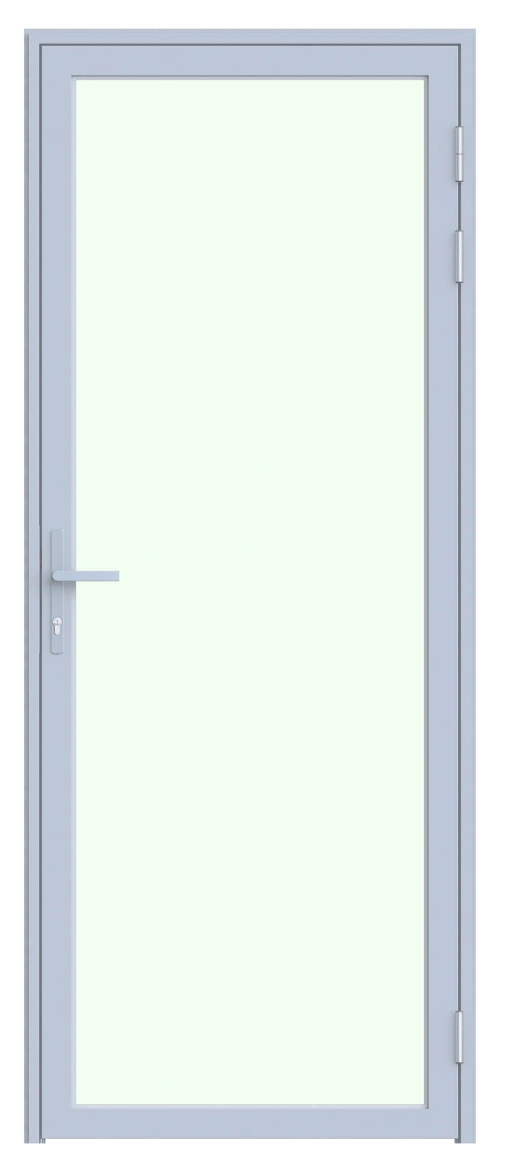 Дверь алюминиевая ST75-209 (970x2033) комплект со стеклом